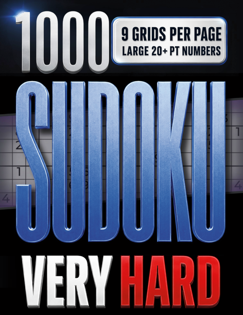1000 Sudoku very HARD puzzle book by Open Page Studio.